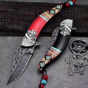 印第安酉长折刀